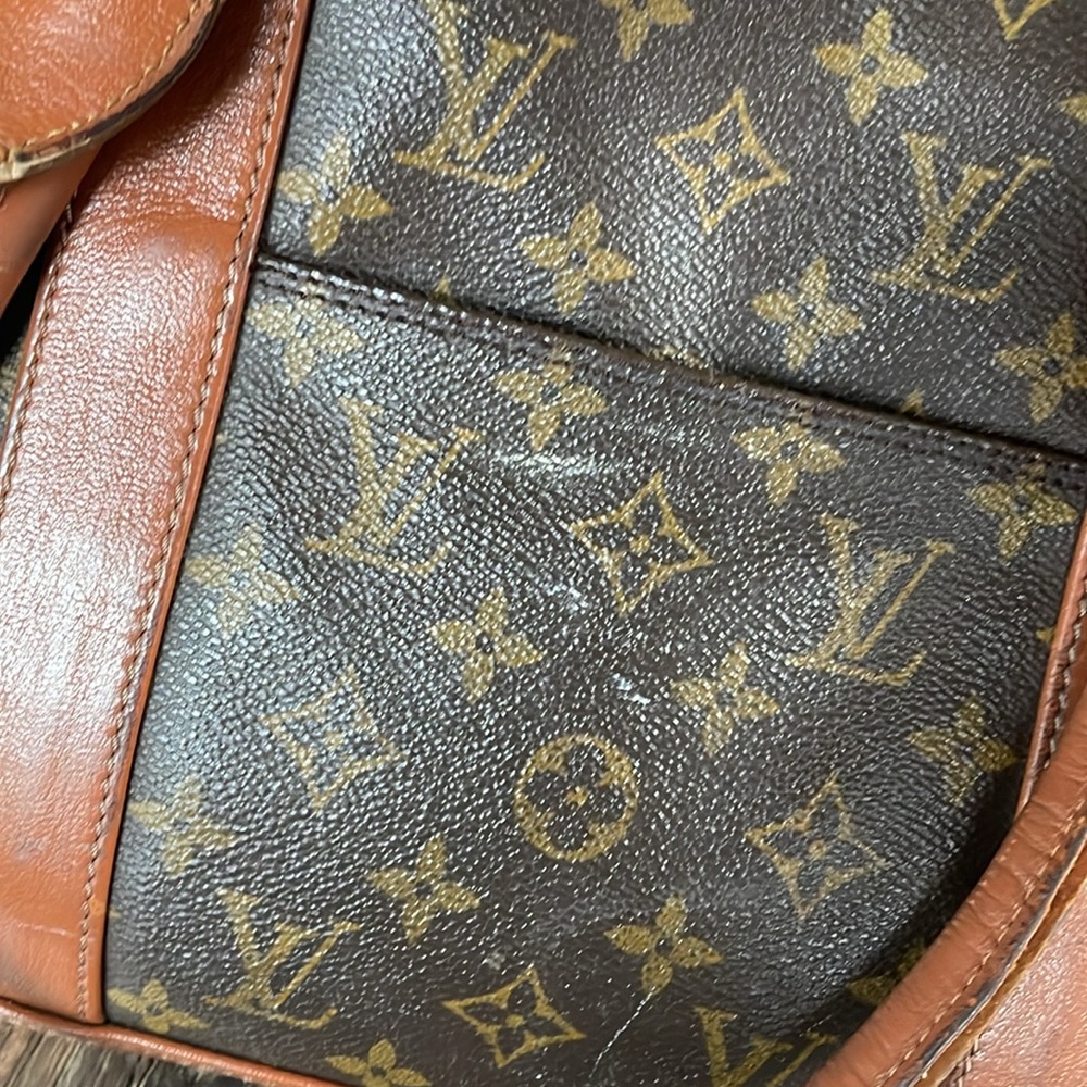 Vintage Louis Vuitton Weekender PM tote logo leather trim GUC - Picture 17 of 17
